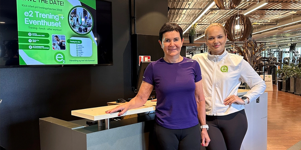 Daglig leder Tone Skeie (til venstre) sammen med serviceleder Emilie Skaug Larsen